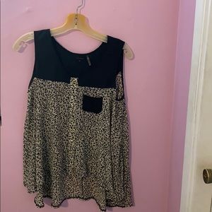 Flowy Animal Printed Top